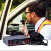 200W Car Megaphone,8 Tone Sound Car Loud Horn siren speaker w/Host&trumpet,97-105 Decibels loud sound&Adjustable volume,1 Mile Visual Effect view 1