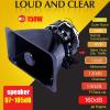 200W Car Megaphone,8 Tone Sound Car Loud Horn siren speaker w/Host&trumpet,97-105 Decibels loud sound&Adjustable volume,1 Mile Visual Effect view 3