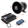 Car Megaphone, 200W 18-Tone Host Speaker Car Alarm Set,W/Microphone Function,Can Connect Flash Light,for Rescue and Ambulance,Engineering Operations view 3