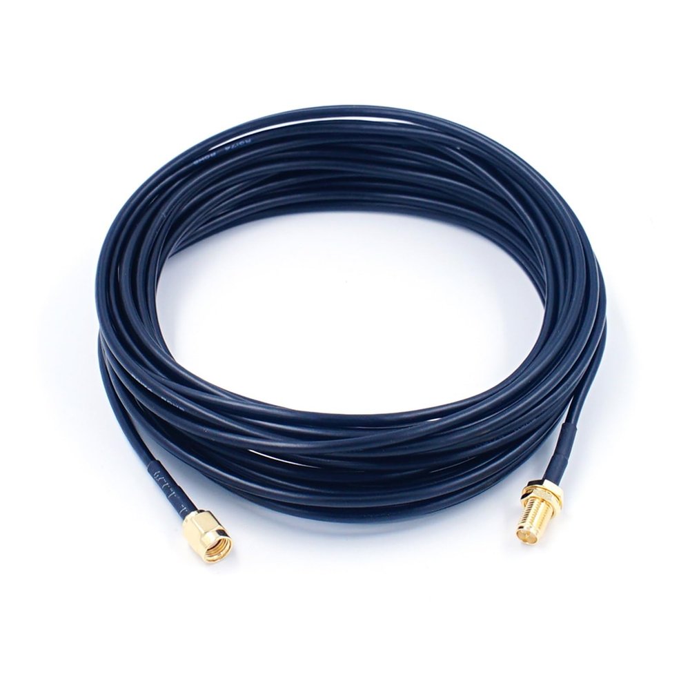 Wen ST RP SMA Male to RP SMA Female Extension Cable Fit Compatible W/i/Fi R/F Connector RG174 Cable(7 Meter)