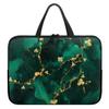 12 15.6 17.3inch Laptop Sleeve Case for Women,Marble Laptop Case,Briefcase Business Teacher Office Bag,Laptop Sleeve Bag with Handle Zippers Fits Notebook,Green view 1