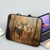 15-16 inch Laptop Sleeve with Handle,Cute Deers Pattern Laptop Case Bag,Briefcase Business Teacher Office Bag,Laptop Sleeve Bag Fits Most Size Laptops view 2