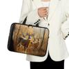 15-16 inch Laptop Sleeve with Handle,Cute Deers Pattern Laptop Case Bag,Briefcase Business Teacher Office Bag,Laptop Sleeve Bag Fits Most Size Laptops view 3