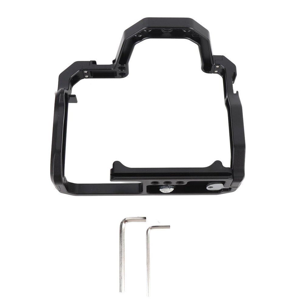 Camera Video Cage Aluminum Alloy Camera Stabilizer Rig for 200D 200DII with Multiple Mounting