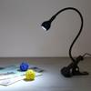 Aqur2020 LED Reading Light with Clip, USB Gooseneck Lamp, Flexible Desk Light for Computer, Book, Office, Portable and Light (Black) view 2