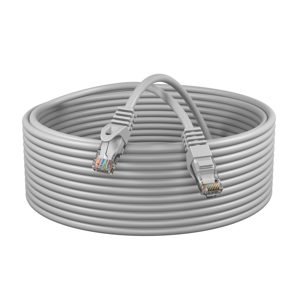 Cables Direct Online Pack of 5 - Cat6 1.5FT Network Ethernet Patch Cable, 550Mhz Internet Wire, Backwards Compatible with Cat5, for PC, Modem, Router, Consoles for Home and Office, Gray