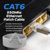 Cables Direct Online Pack of 5 - Cat6 1.5FT Network Ethernet Patch Cable, 550Mhz Internet Wire, Backwards Compatible with Cat5, for PC, Modem, Router, Consoles for Home and Office, Gray view 2