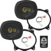 KICKER Speakers 6X9 inch for Toyota Corolla 2014-2019 Upgrade Kit - Pair of CS Series with Adapters and Harness, Car Audio Rear Deck Speaker CSC693, 46CSC6934 view 1