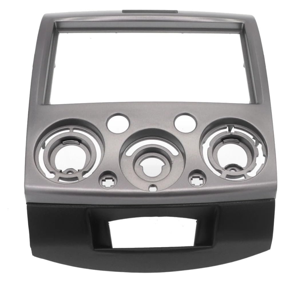 2 Din Car Radio Fascia Compatible with Everest Ranger Mazda BT-50 BT50 2006-2010 Stereo Frame Panel Dash Installation Bezel Trim Kit