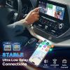 2 in 1 Wireless CarPlay Adapter for iPhone & Android Auto, Convert Wired to Wireless Carplay Adapter, Mini 2025 Upgrade Plug & Play Auto Connect Easy Use for Cars from 2016 and iPhone/Android view 4