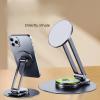 BLISHEYON Aluminum Alloy Desktop Rotating Magnetic Mobile Phone Holder is Portable and can be Used to Store The Tablet Computer Heat Dissipation Metal Bracket view 3