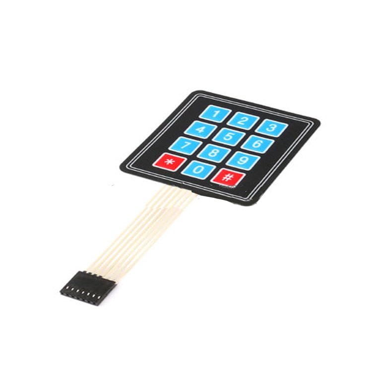 10pieces 3 x 4 12 Key Matrix Membrane Keypad Keyboard