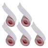 3ft 10ft Long Cuttable Wire Protection Strips, 2 Inch Wide PVC Cord Cover Grey/ White/ Black, Invisible Soft Cable Hider For Corners/ Under Desk Extension Cords(5 set White,W 55mm(2 1/6in) L 3.0m)