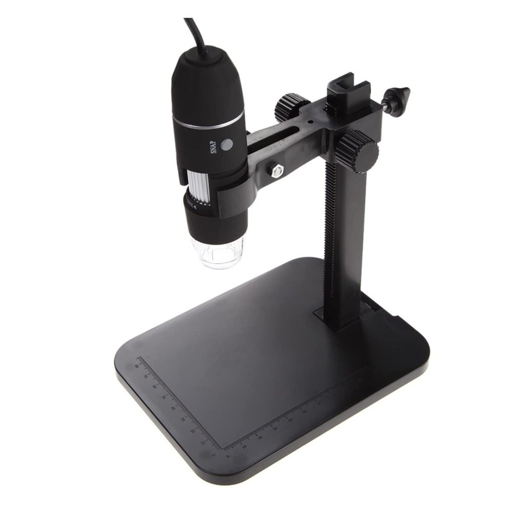 Lab Microscope Accessories Professional USB Digital Microscope 1000X 800X 8 LED 2MP Electronic Microscope Lift Stand