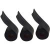 3ft 10ft Long Cuttable Wire Protection Strips, 2 Inch Wide PVC Cord Cover Grey/ White/ Black, Invisible Soft Cable Hider For Corners/ Under Desk Extension Cords(3 set Black,W 55mm(2 1/6in) L 3.0m) view 1