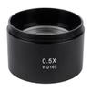 JOEBO Microscope Kit 0.5X 0.7X 0.75X 1.5X 2.0X Auxiliary Objective Lens for Zoom Stereo Microscope Thread 48mm Microscope Lens Adapters(0.5X WD165) view 1