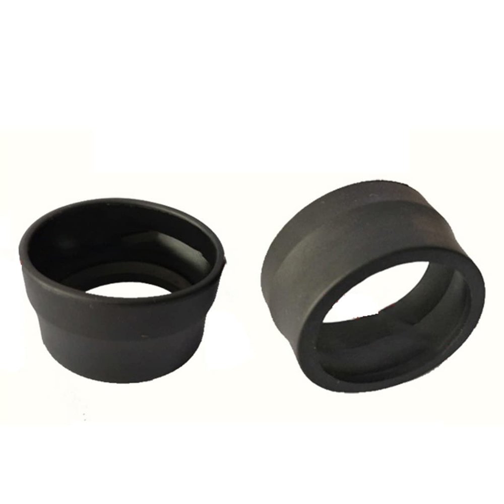 Lab Microscope Accessories 2PCS Various Biological Stereo Microscope Telescope Monocular Binoculars Use Rubber Eye Guards(C2)