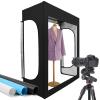 Photo Light Box, Portable 47"x20"x55" Photo Studio Light Box, Shooting Tent Kit with 576 Light Beads and 3 Color Backdrops. Large Lightbox with 6 Stepless Dimming Light Boards for Photography view 1