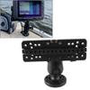 Cninba13 360 Degree Adjustable Fish Finder Mounting Brackets, Black Watercraft Fishing Finder Bracket Mount Plate, Fish Depth Finder Mount Bracket Accessories Compatible With Most Of Ships view 4