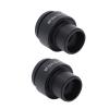 10X Wide Field Microscope Eyepieces with Diopter Adjustment Lightweight Aluminum Alloy,22mm View,30mm Mount,2 Pack Replacement Lenses for Clear I view 1
