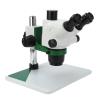 6.5-65X Continuous Zoom Binocular Compound Microscope with Fine Tuning Knob, HD Wide Field of View, for Laboratory, Electronics, Engineering view 2