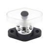 300A Stud Terminal Distribution Stud Junction Post 8 Terminal Block Transparent Cover for Automobiles RV Ships Trucks (Black) view 2