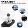 300A Stud Terminal Distribution Stud Junction Post 8 Terminal Block Transparent Cover for Automobiles RV Ships Trucks (Black) view 3