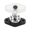 300A Stud Terminal Distribution Stud Junction Post 8 Terminal Block Transparent Cover for Automobiles RV Ships Trucks (Black) view 4
