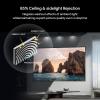 Valerion 120-inch Fresnel ALR Projector Screen, 16:9 Fixed Frame, Daylight Viewing, 1.8 Gain, 85% Ambient Light Rejection (Ceiling & Side), Compatible with Long Throw Projectors view 4