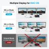 ACASIS USB C Docking Station Dual HDMI Monitor, Laptop Docking Station 3 Monitors with 2 * 4K HDMI+1080p VGA+100W PD+Ethernet+3 USBC 10Gbps+SD/TF+Audio Adapter, USB C Hub for Dell/Lenovo/HP/ThinkPad view 4