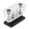 600A Power Distribution Block Bus Bar Robust Connection Flexibility 48V DC Busbar Box Car Marine Truck RV (Black) view 3