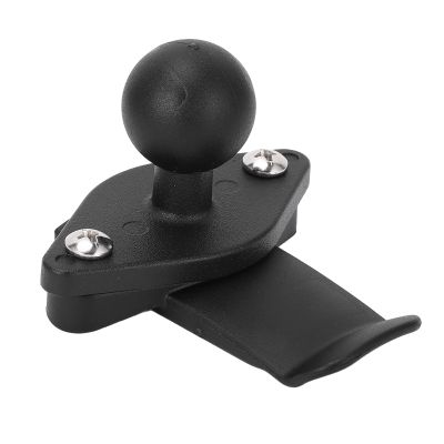 FILFEEL Handheld Mount Back Clip, Aluminum Alloy, for Dakota Etrex GPSMAP Montana, 360 Degree Rotation Offset Ball, 1 Inch Ball, for Motorcycles, Off Road Vehicle Dashboards, Nylon