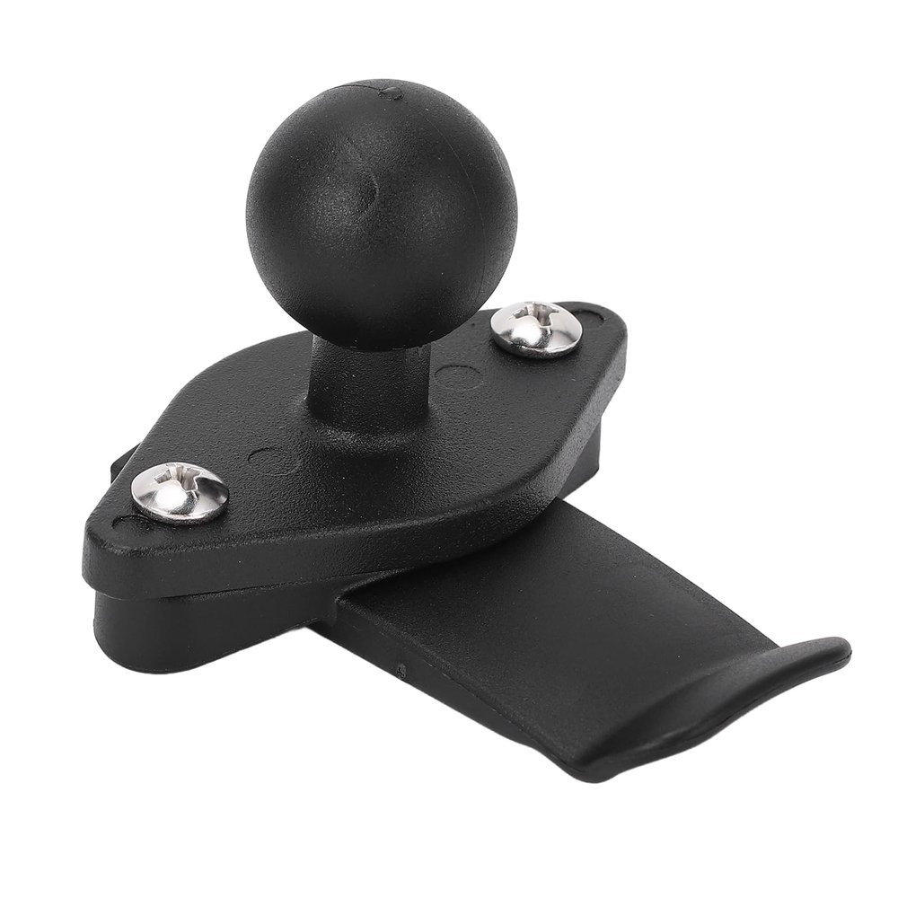 FILFEEL Handheld Mount Back Clip, Aluminum Alloy, for Dakota Etrex GPSMAP Montana, 360 Degree Rotation Offset Ball, 1 Inch Ball, for Motorcycles, Off Road Vehicle Dashboards, Nylon