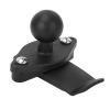 FILFEEL Handheld Mount Back Clip, Aluminum Alloy, for Dakota Etrex GPSMAP Montana, 360 Degree Rotation Offset Ball, 1 Inch Ball, for Motorcycles, Off Road Vehicle Dashboards, Nylon view 1