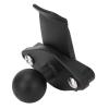 FILFEEL Handheld Mount Back Clip, Aluminum Alloy, for Dakota Etrex GPSMAP Montana, 360 Degree Rotation Offset Ball, 1 Inch Ball, for Motorcycles, Off Road Vehicle Dashboards, Nylon view 3