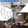 Starlink Router Wall Mount with Ethernet Cable Caddy, 2-in-1 Mount Kit for Starlink Standard V3 Mesh Router, Power Supply Holder for V3&Gen3 HP Standard Router, UTR-32, Cable Management(Metal Bracket) view 3