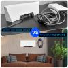 Starlink Router Wall Mount with Ethernet Cable Caddy, 2-in-1 Mount Kit for Starlink Standard V3 Mesh Router, Power Supply Holder for V3&Gen3 HP Standard Router, UTR-32, Cable Management(Metal Bracket) view 4