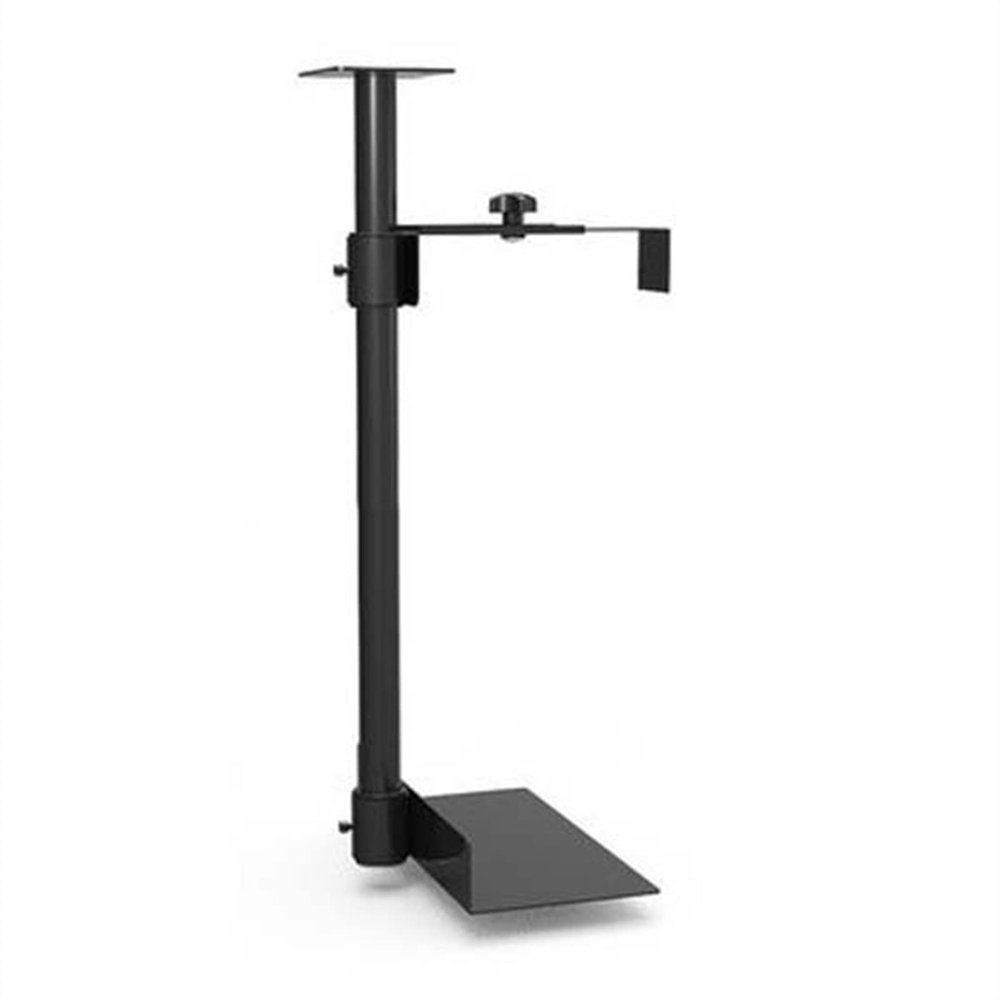 Jingzai202405 Computer Tower Stand Holder CPU Under Desk Mount Bracket - Universal Steel PC Tower Under Counter Holder, 360 Swivel Adjustable Width and Heighth Hanging CPU Stand, Black CPU Stand