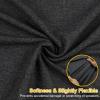 96"x54" Speaker Grill Cloth Fabric Stereo Mesh Fabric Water Resistant for Replacement Speaker Covers Protection Marine Boats Yachts Audio Party Stereo Equipment Black view 4