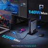 WAVLINK Laptop Docking Station 3 Monitors(Max Resolution: Single 8K or Triple 4K), 11-in-1 USB C Docking Station with 125W PD3.1 Pass-Through & Power Adapter, HDMI + 2* DP, for MacBook M1M4 & Windows view 3