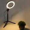 6 Inch USB Photograph Selfie Rings Light LED Fill Light Desktop Tripod Selfie Stick Beauty Light for Video Conference Streaming Makeup Live Stream Photography view 2