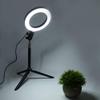 6 Inch USB Photograph Selfie Rings Light LED Fill Light Desktop Tripod Selfie Stick Beauty Light for Video Conference Streaming Makeup Live Stream Photography view 4