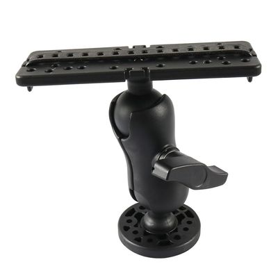 Cnfang4 360 Degree Adjustable Watercraft Fish Finder Bracket, Black Fishing Finder Mounting Plate Brackets, Fish Finders Depth Finders Mount Bracket Replacement For Of Ships