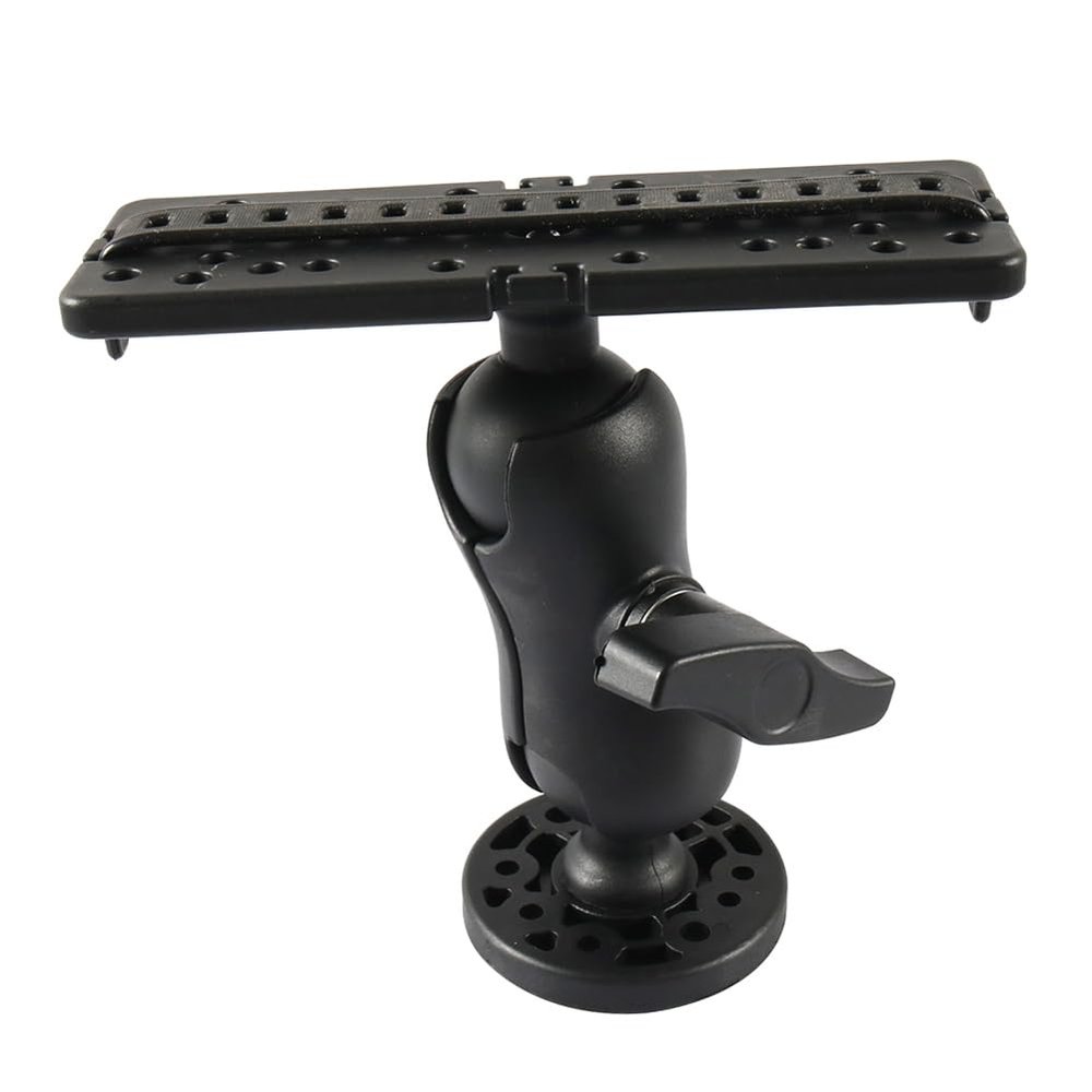 Cnfang4 360 Degree Adjustable Watercraft Fish Finder Bracket, Black Fishing Finder Mounting Plate Brackets, Fish Finders Depth Finders Mount Bracket Replacement For Of Ships