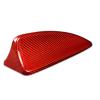 1 Pcs Red Car Accessories Cover Car Roof Shark Fin Cover Trim Carbon Fiber For 5 Series E60 E61 2004-2010(Black style A) view 4