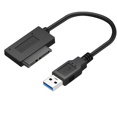 13 Pin Slimline Sata Cable, USB3.0 to SATA7+6Pin 13 Pin Slimline Sata Cable for Laptop CD DVD ROM Drive