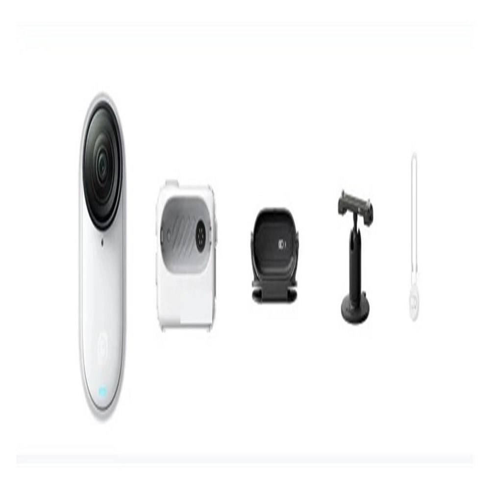 DOQUAMNEX Camera Inst360 GO 3S Tiny 4K Action Camera Black White 39g 64G 128G Waterprof FlowState Stabilization Portable GO3 GO 3S DSLR Camera(64 G White,Go 3S Standard)