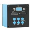 Lab Microscope Accessories HDMI VGA Type-c PC 2MP 1080P Industrial Video Microscope Camera + 180X 300X Zoom C Mount Lens for PCB Soldering Phone Repair PCB Inspection(B,300X) view 2