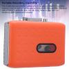 Cassette Player, Tape Recorder with Magnetic Head, Portable USB C Cassette to MP3 Digital Converter with Built in Microphone and Headphone Jack, Orange view 4