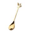 5Pcs Stainless Steel Spoon Branches Leaf Spoon for Kitchen Tableware Ornament view 3